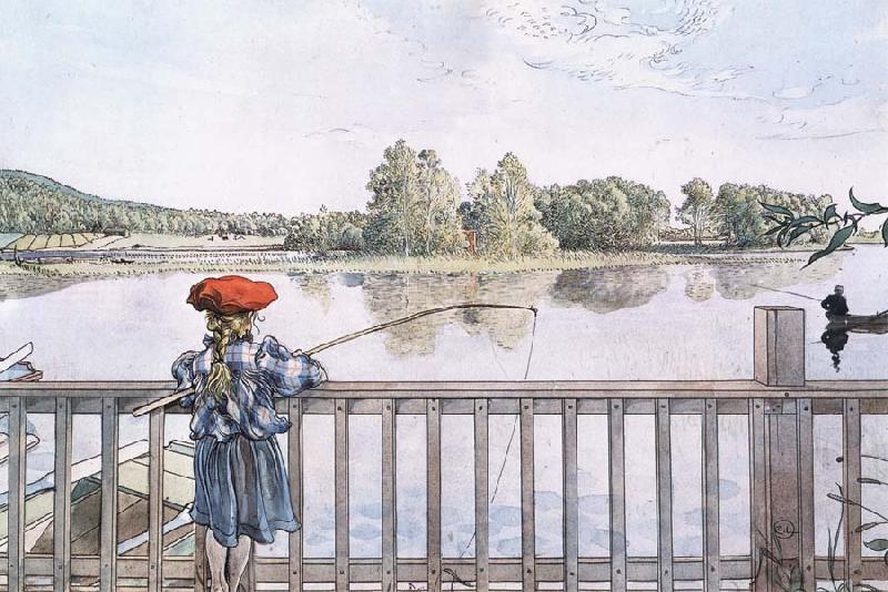 Carl Larsson Fishing